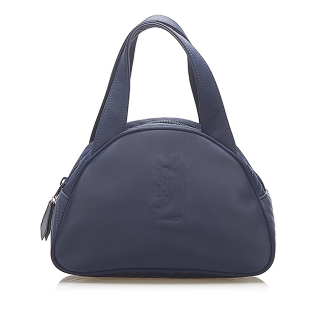 Yves Saint Laurent Vintage Blue Nylon Bag